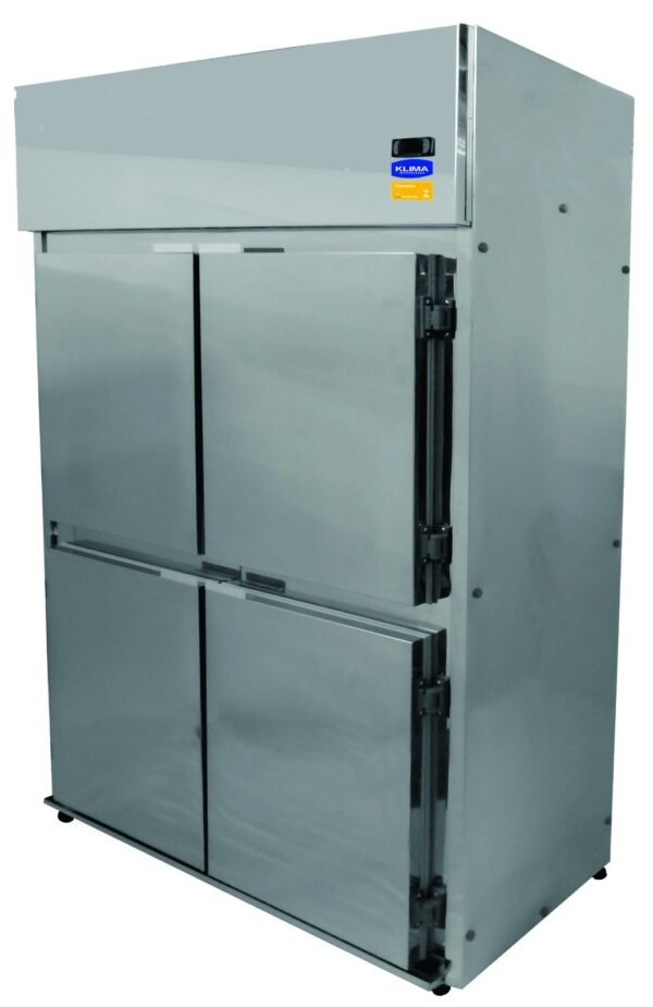 Heladera 4 puertas Acerinox digital Klima