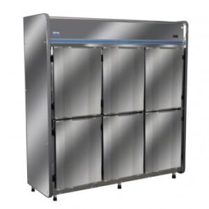 Heladera 6 puertas Acerinox digital Klima (copia)