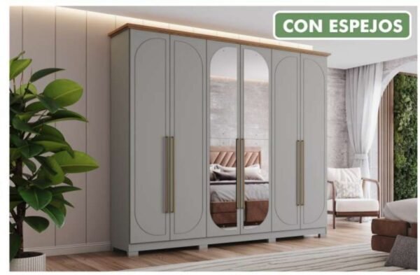 ROPERO AMERICANO PRIMЕ 6 PUERTAS 6 CAJONES