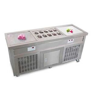 Maquina de Helado Roll Ice 2 Planchas DeMet